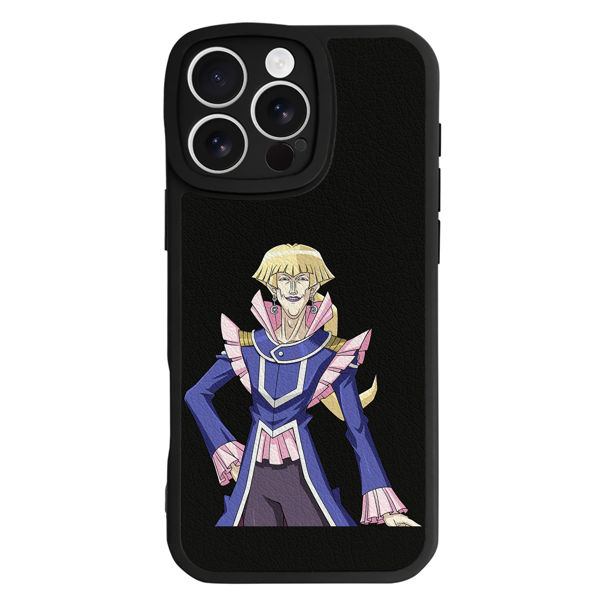 （画像用） 遊☆戯☆王 Yu-Gi-Oh! 【iPhone 16シリーズ対応】シリコンスマホケース（レザー調） 材質：シリコン